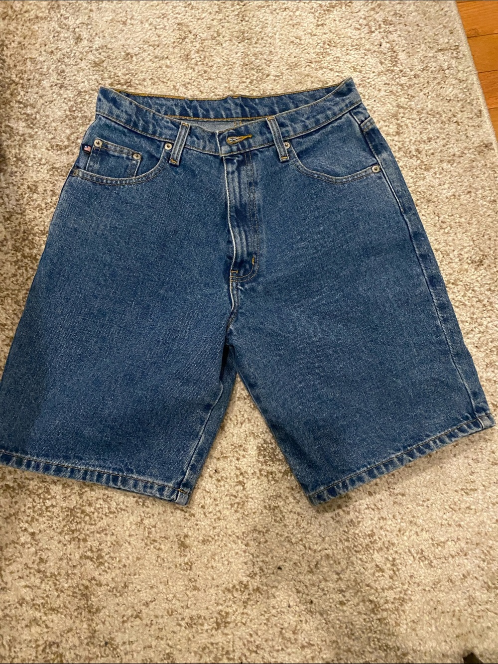 Ralph Lauren Men's Dark Blue Denim Jean Shorts
